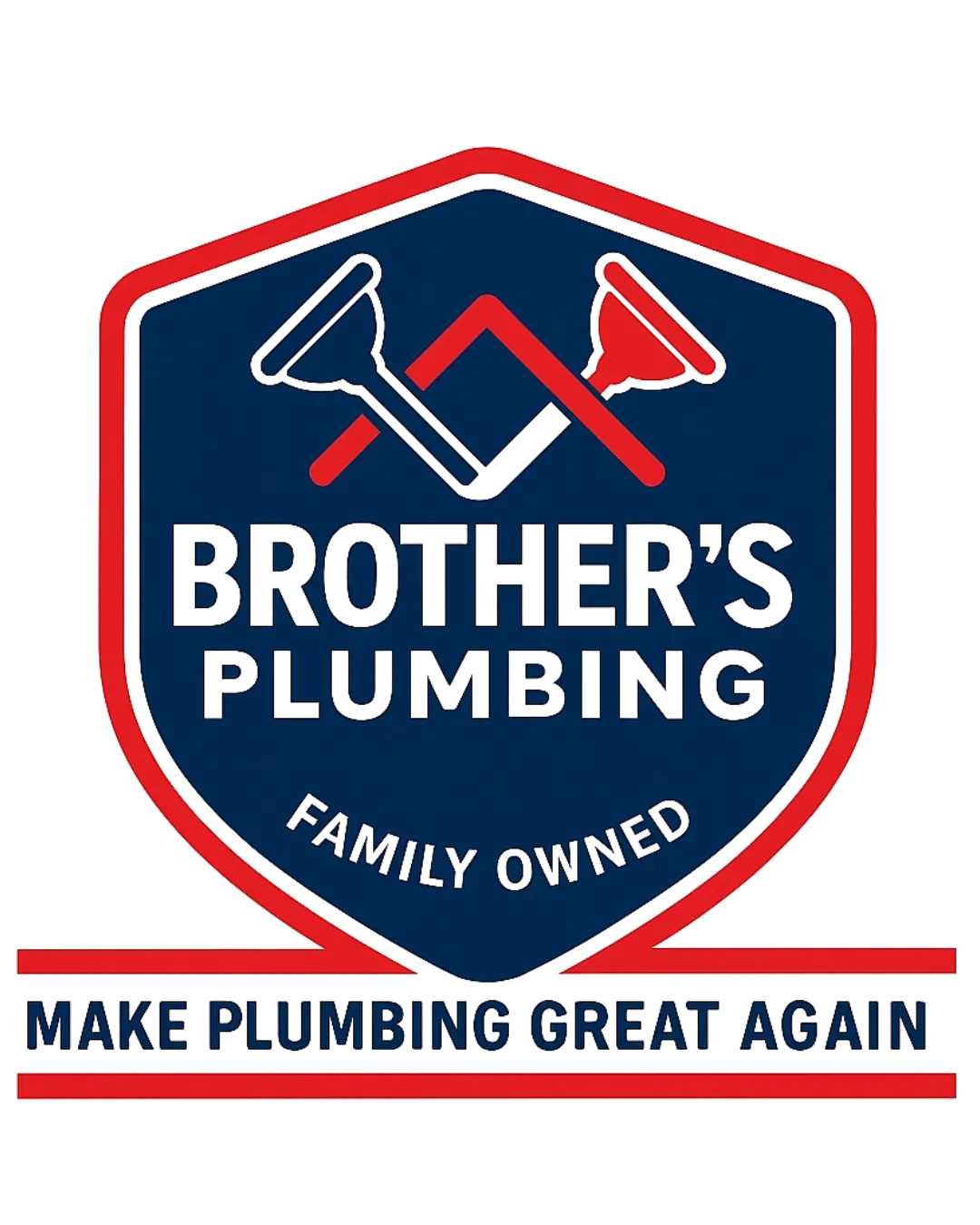 Fern Plumbing logo featuring a blue color scheme and stylized lettering, representing reliable plumbing services for maintenance and repairs.