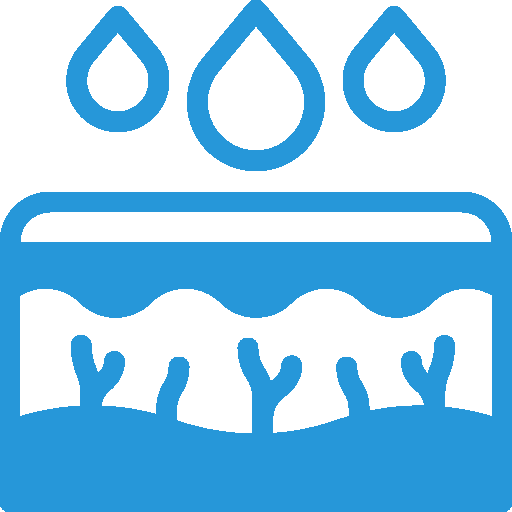 Water filtration system icon representing clean and safe water solutions from Fern Plumbing for residential plumbing services.
