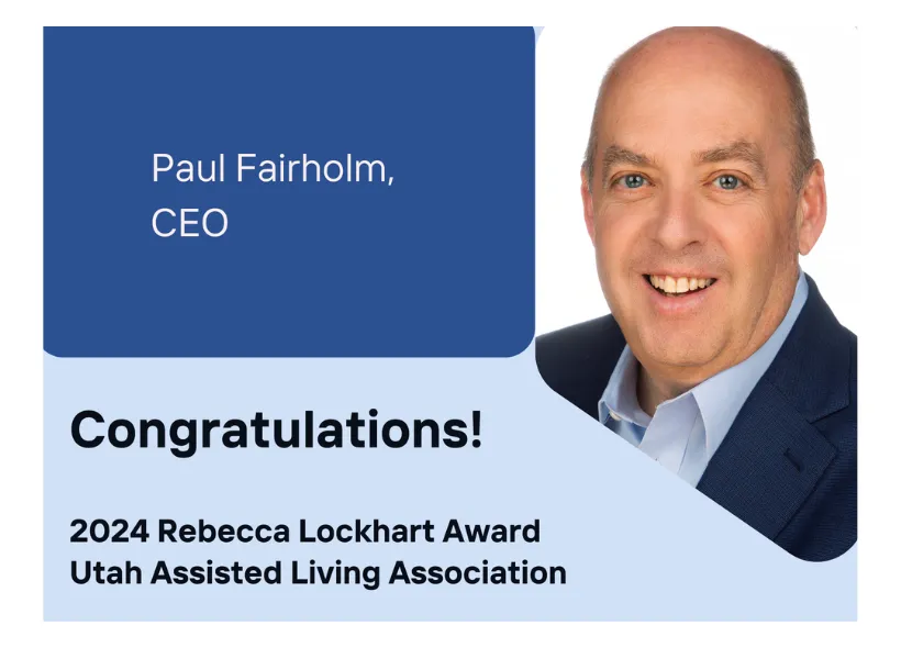 Celebrating Excellence in Senior Care: CEO Paul Fairholm Receives the 2024 Rebecca Lockhart Award