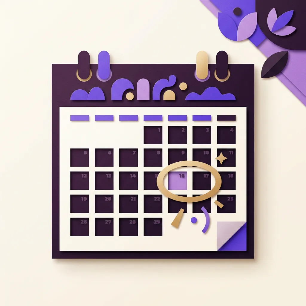 A calendar that reflects it
