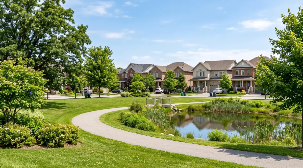 A family-friendly residential street in Orleans, Ottawa's east end