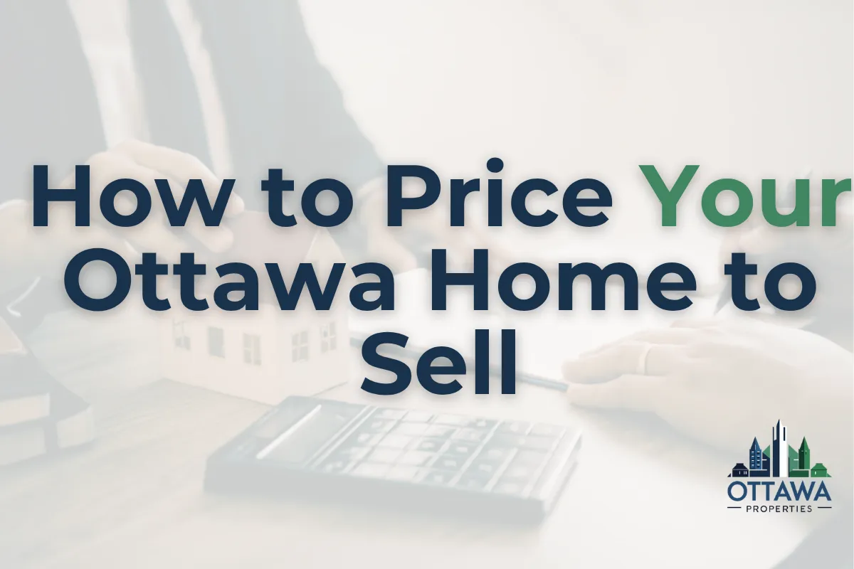Ottawa real estate broker reviewing comparable home sales to price a property for sale