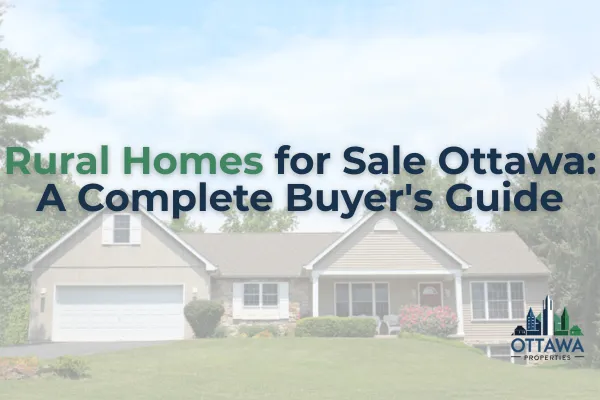 Rural homes for sale Ottawa -- country home with large yard in a rural Ottawa community