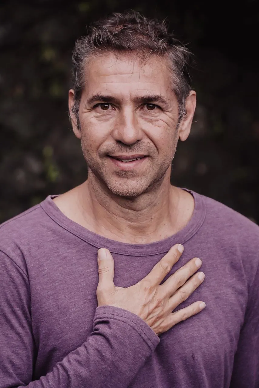 Matteo Morozzo with his hand on his chest