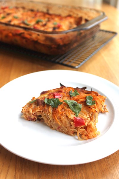 Primal Chicken Cacciatore Stuffed Spaghetti Squash