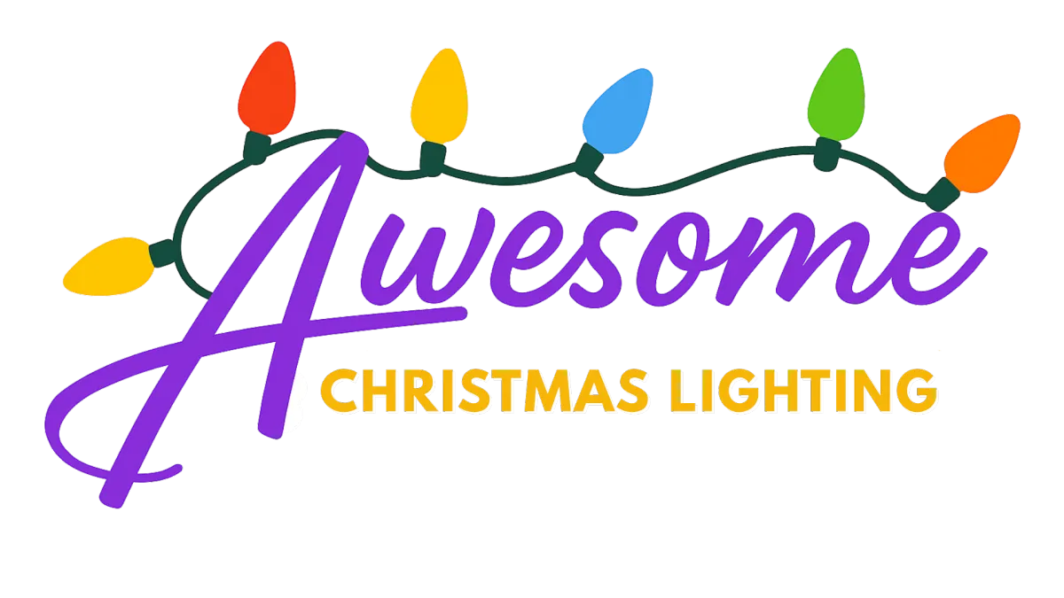 Captivating outdoor holiday lighting design turning dealership entrances into dazzling festive attractions with professional Christmas decor.