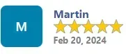 5-star rating by Martin on February 20, 2024