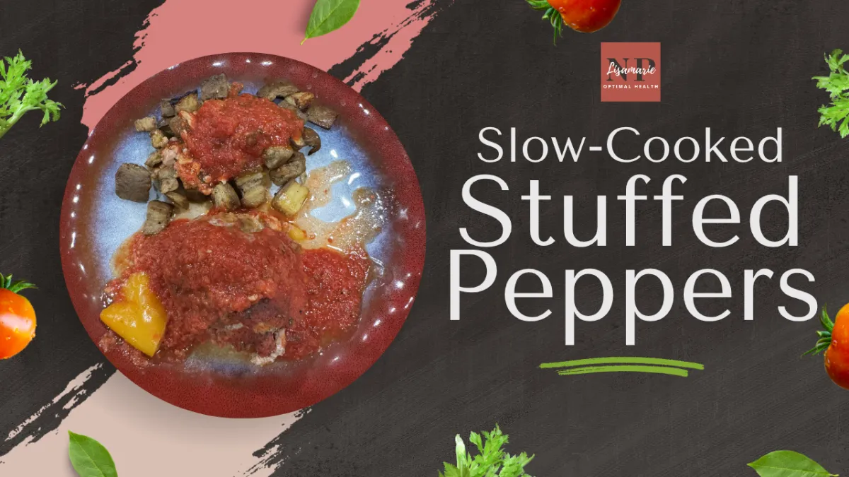 Slow Cooker Stuffed Peppers (Healthy, High-Protein Dinner Recipe)