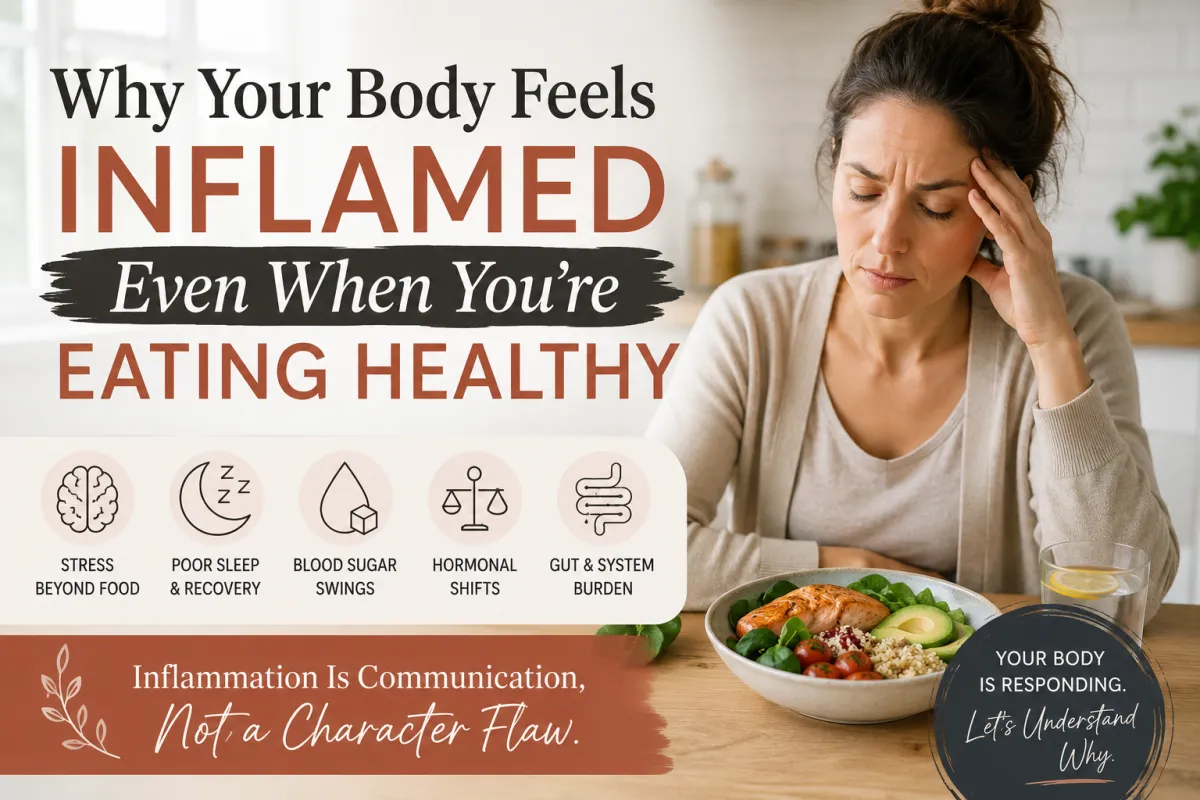 Why Your Body Feels Inflamed Even When You're Eating Healthy