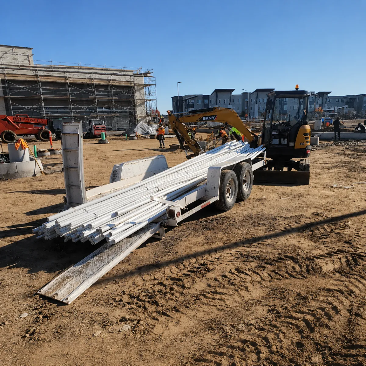 Property cleanup and grading by CalFigEra Inc. in Yuba City, CA