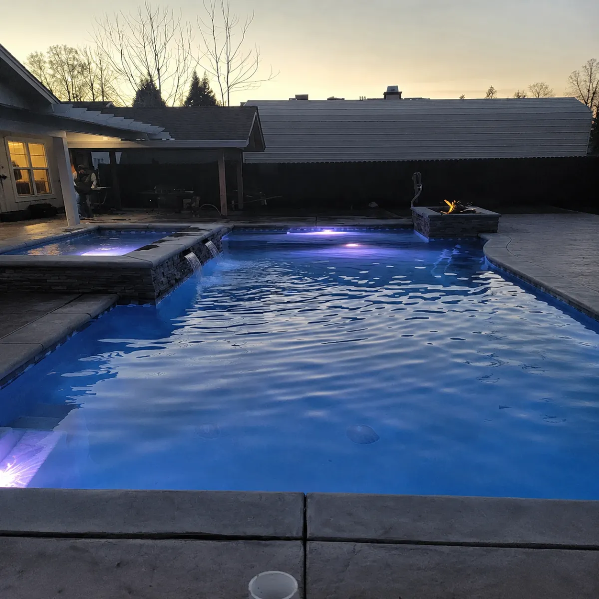 Custom pool construction by CalFigEra Inc. in Yuba City, CA