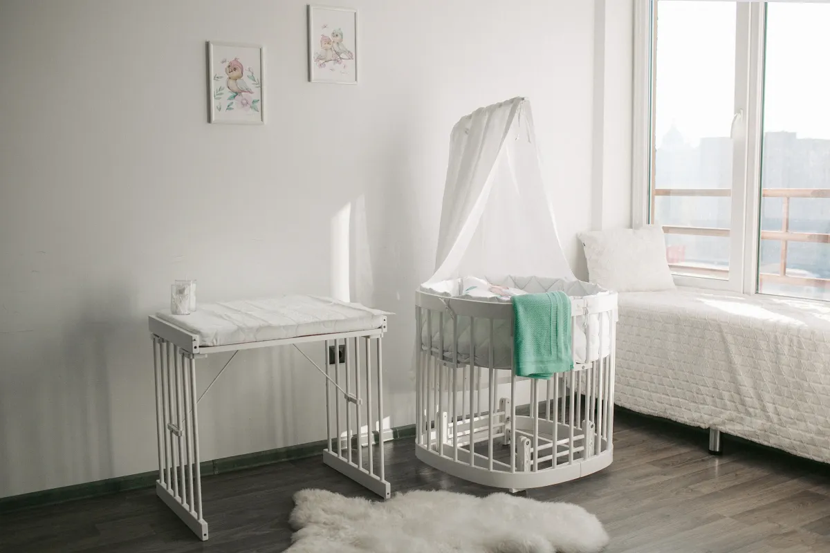 lettino trasformabile con fasciatoio