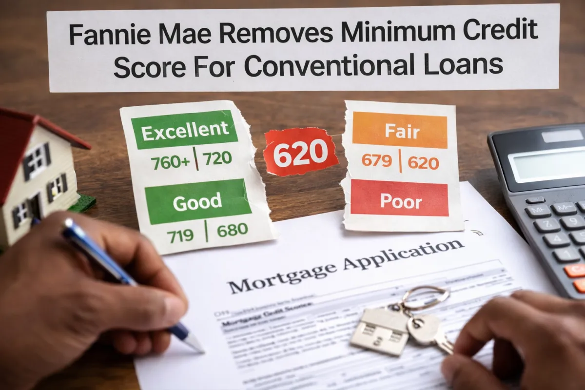 Fannie Mae Removes the Minimum Credit Score Requirement