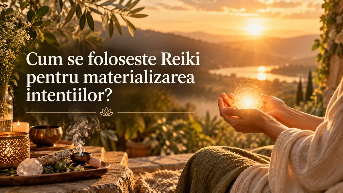 CUM SE FOLOSESTE REIKI PENTRU MATERIALIZAREA INTENȚIILOR?