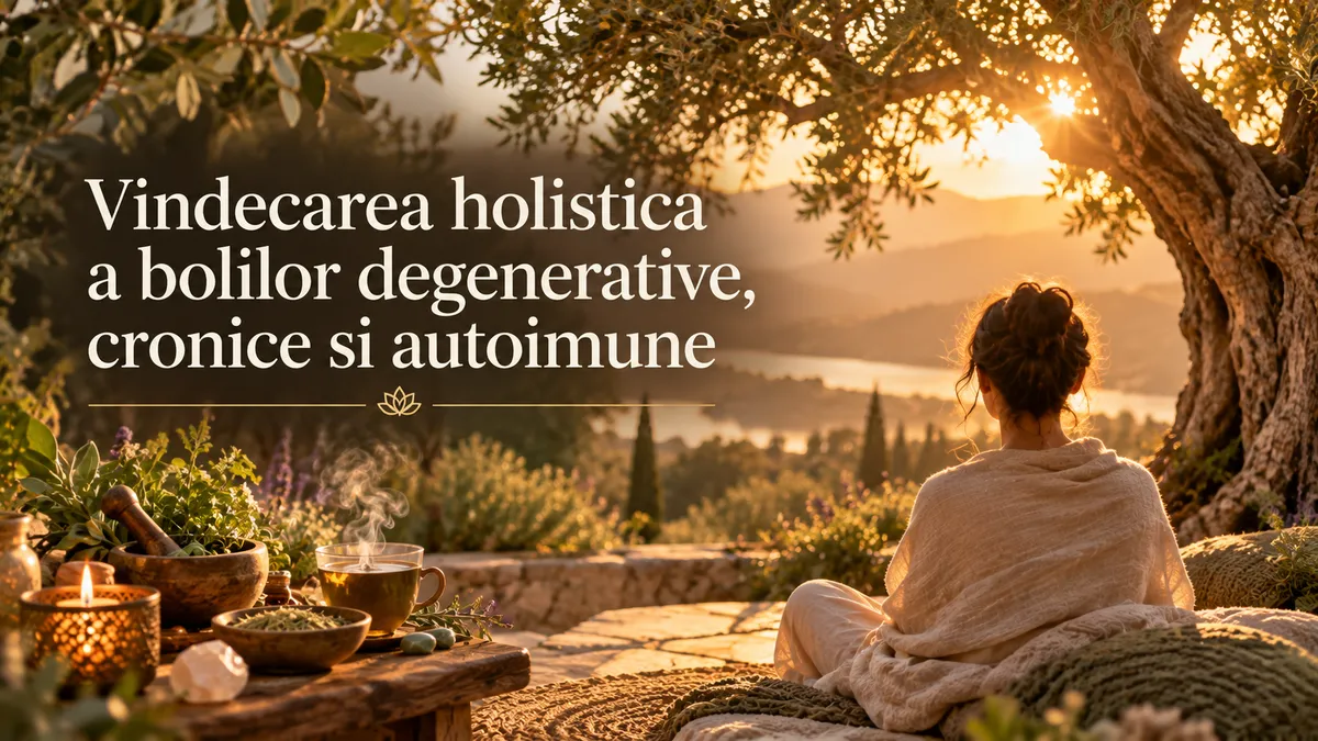 VINDECAREA BOLILOR DEGENERATIVE, CRONICE ȘI AUTOIMUNE HOLISTIC