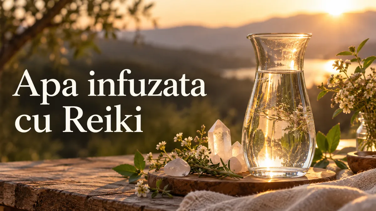 Apa infuzată cu Reiki