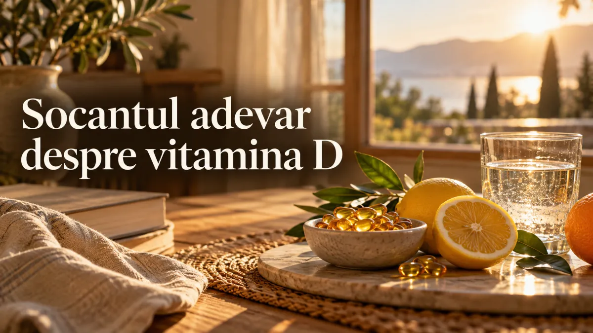 ŞOCANTUL ADEVĂR DESPRE VITAMINA “D”