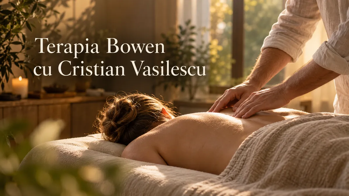 Terapia Bowen cu Cristian Vasilescu