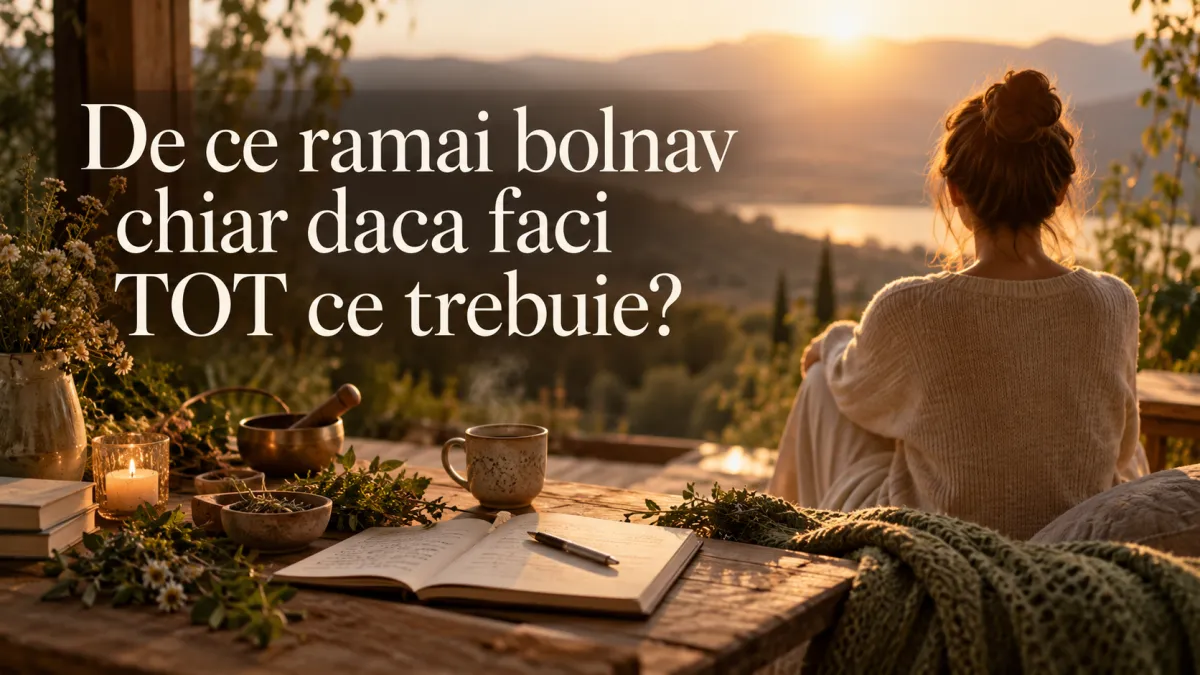 De ce rămâi bolnav chiar dacă faci TOT ce trebuie?