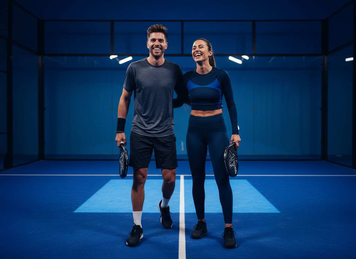 Padel courts at Vibe Club