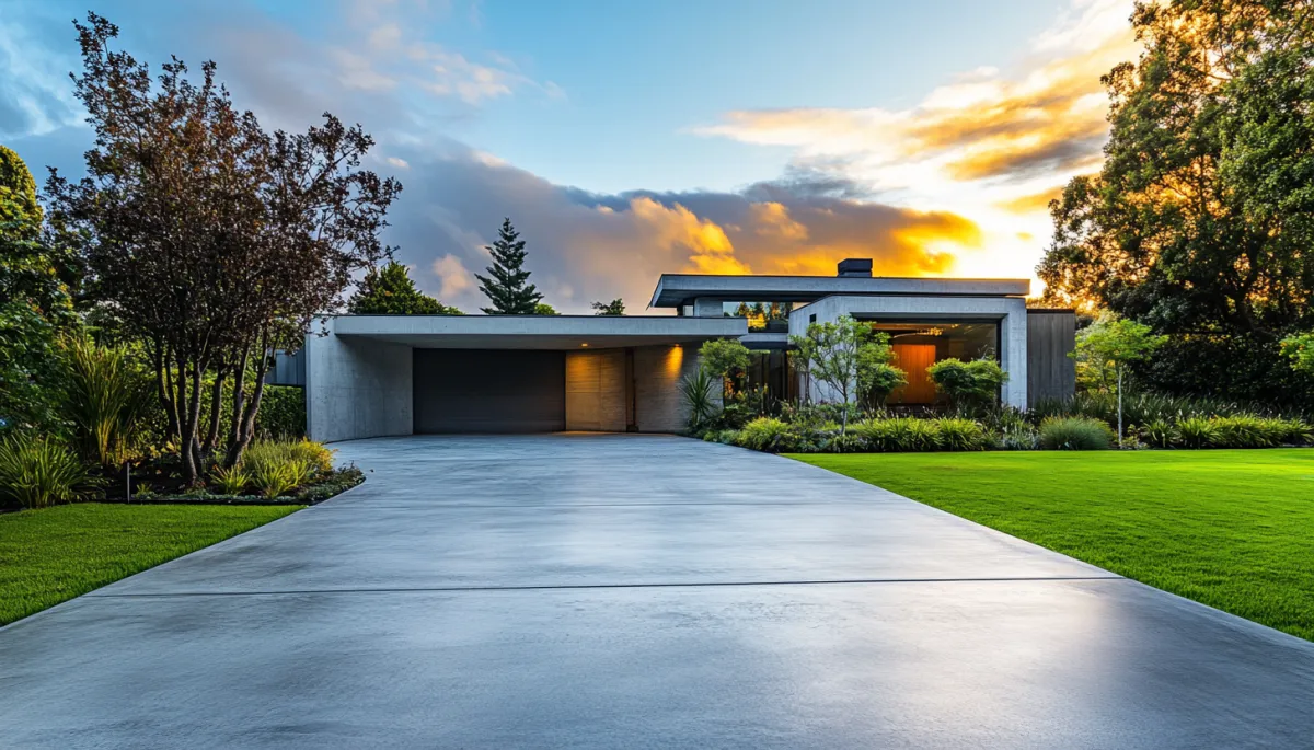 concrete driveway north shorew