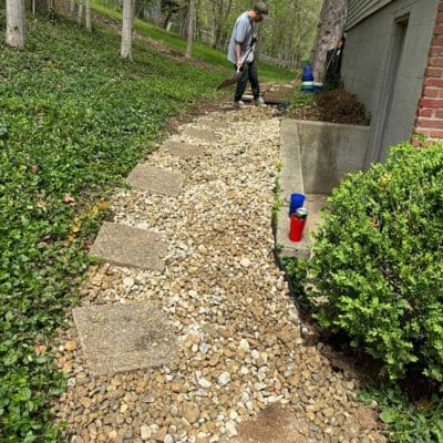 Stone Walkway Creation Carmel