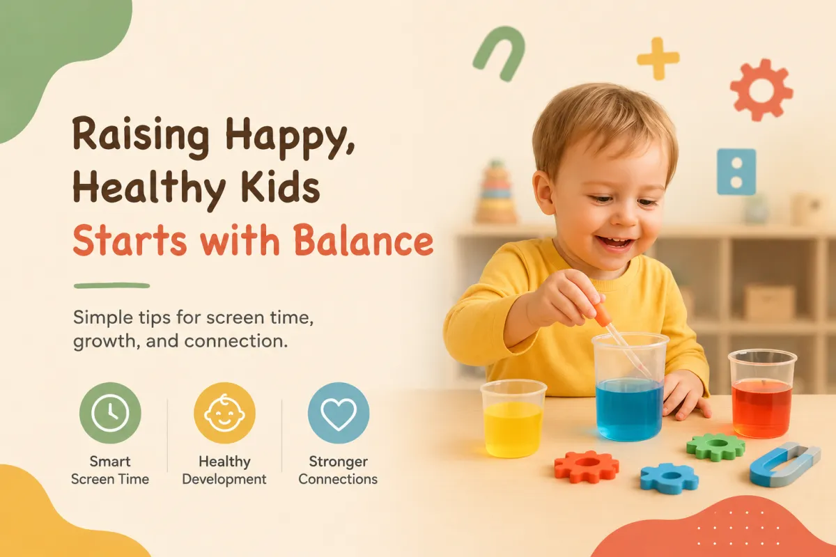 Why Digital Balance Matters More Than Screen Limits | Healthy Tech Habits for Kids