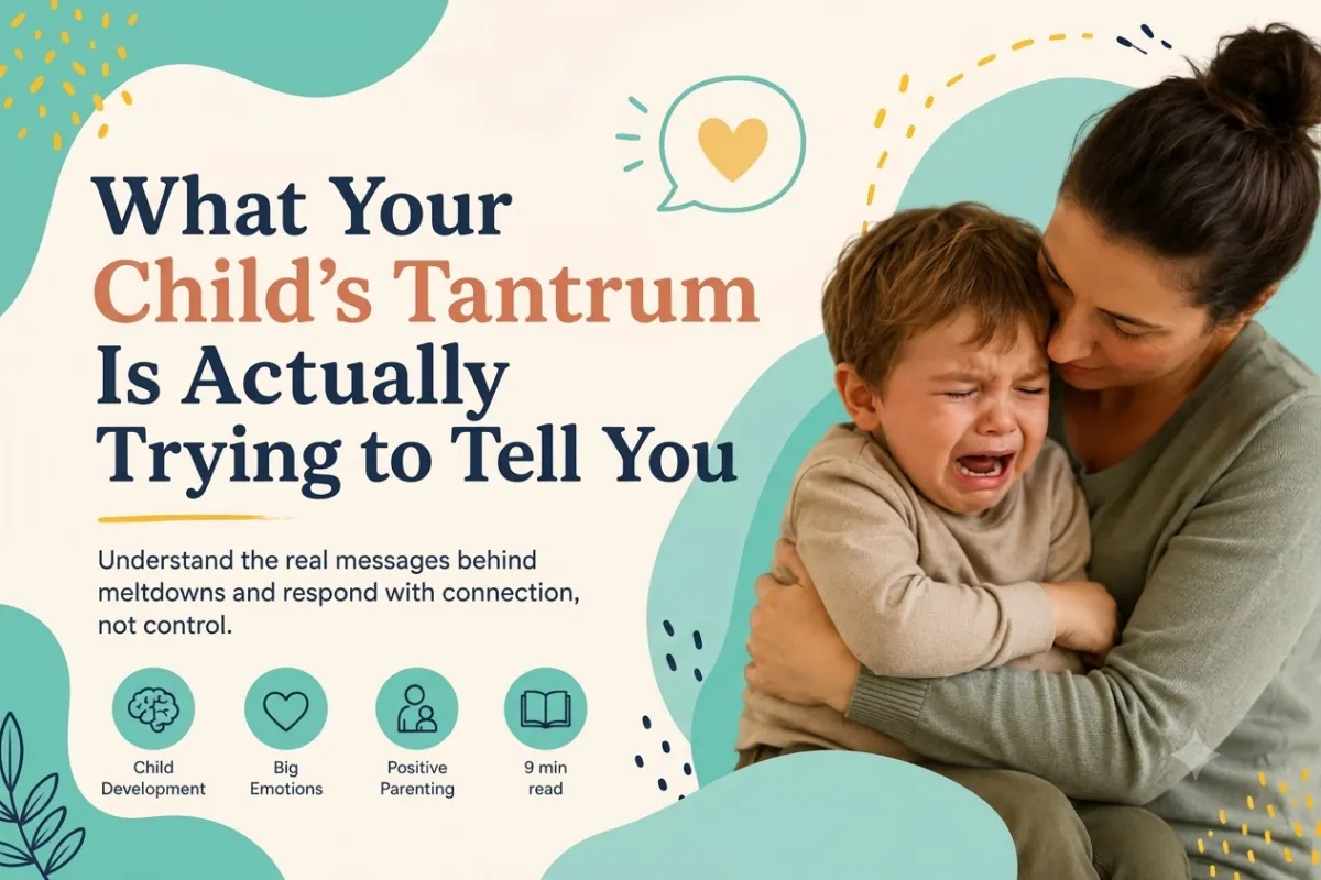 What Your Child’s Tantrum Is Actually Trying to Tell You | Understanding Big Emotions