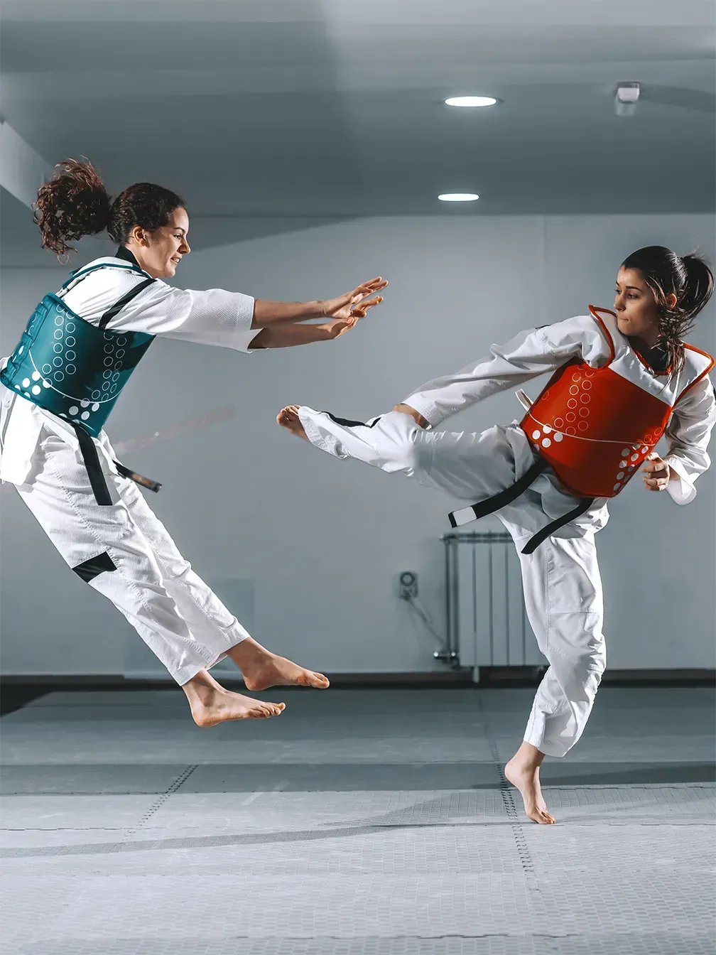 image - women's taekwondo training 