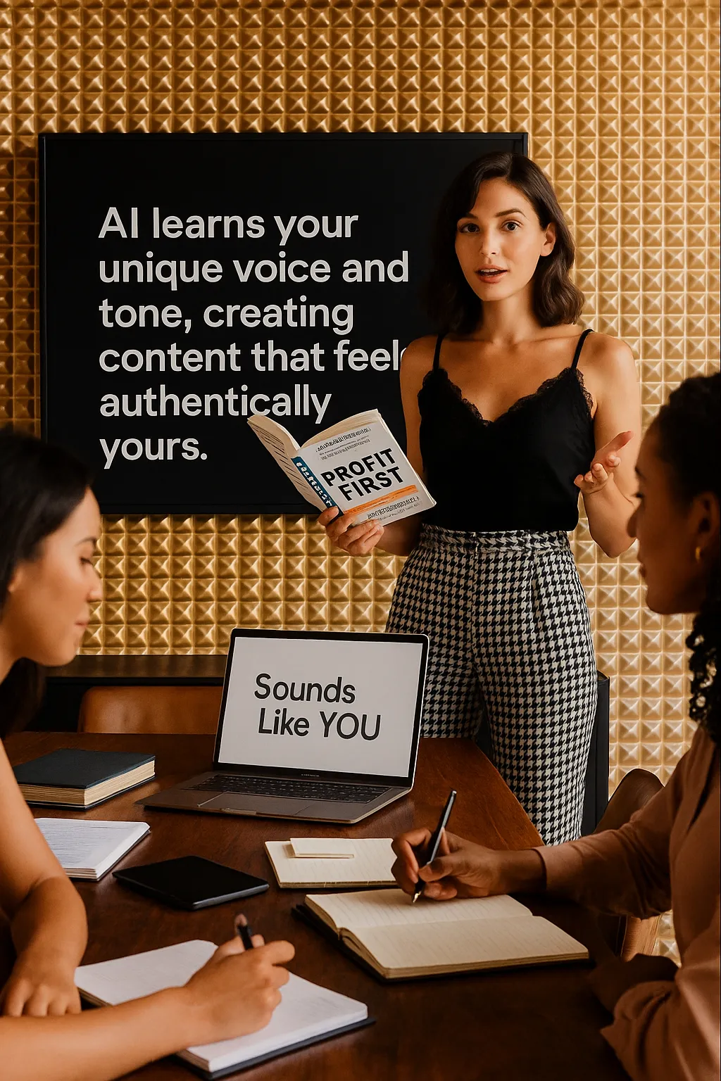 woman_teacing_how_to_use_scret_ai_tool_software