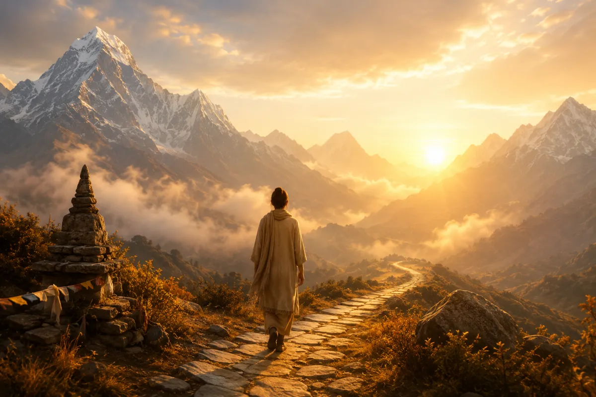 Soft-focus photography conveying human connection and spiritual return