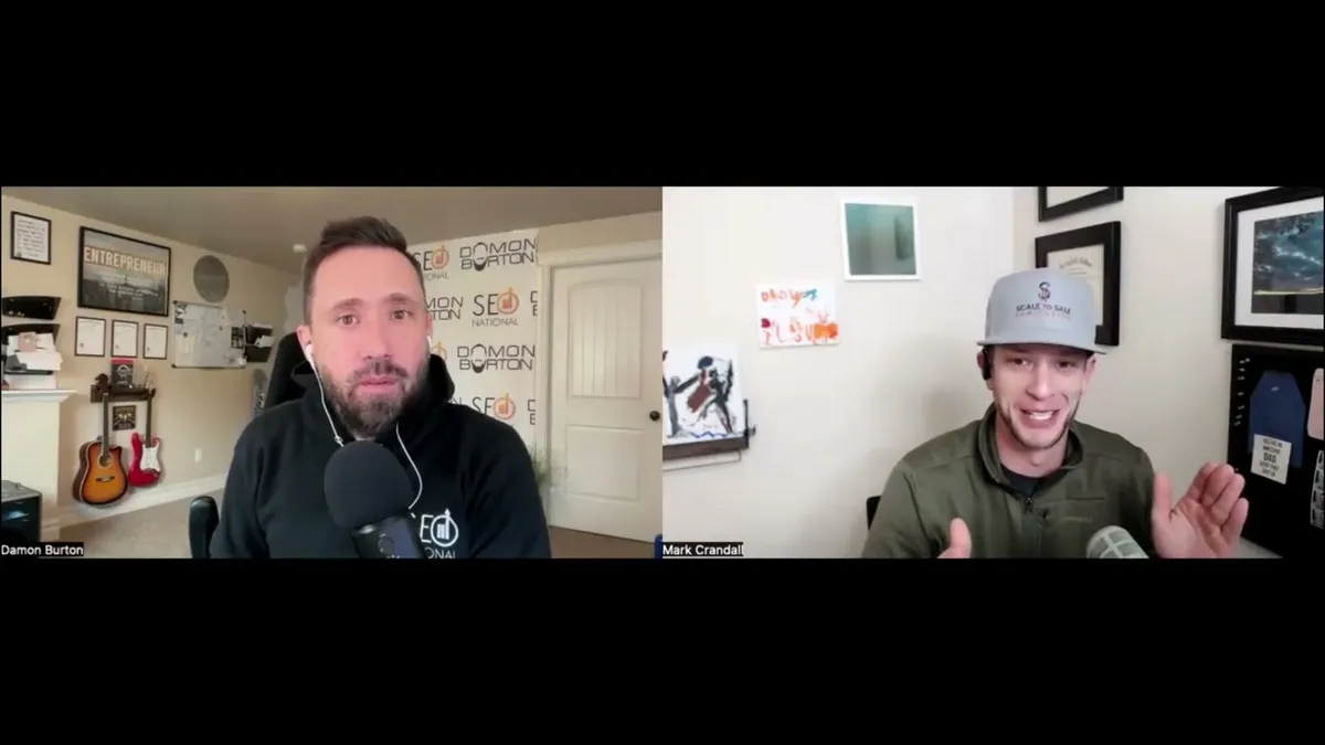 Damon Burton of SEO National on The Purpose Chasers Podcast Ep. 96 with Mark Crandall