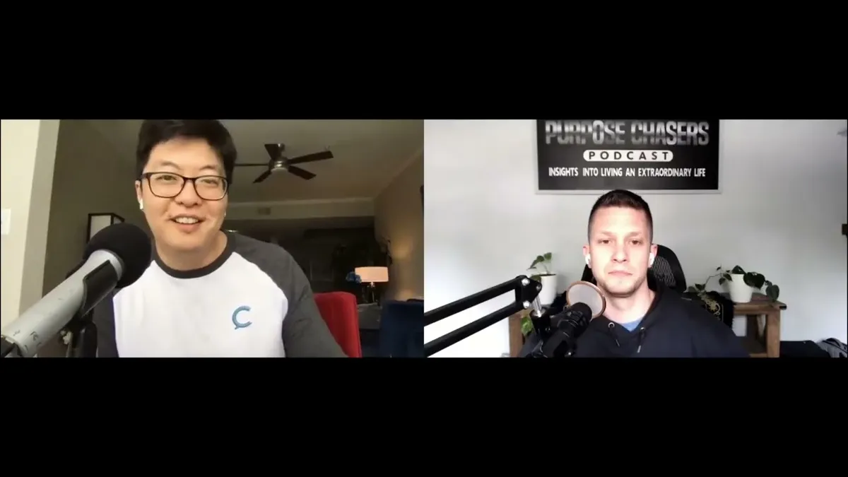 Copywriter Mike Kim on The Purpose Chasers Podcast Ep. 85 with Mark Crandall