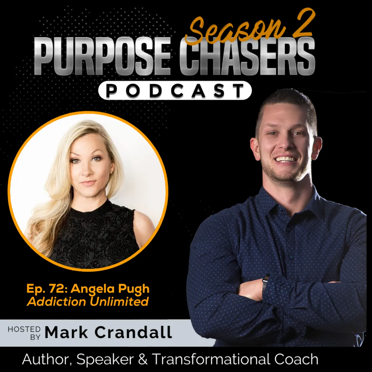 Angela Pugh of Addiction Unlimited on The Purpose Chasers Podcast Ep. 40 with Mark Crandall