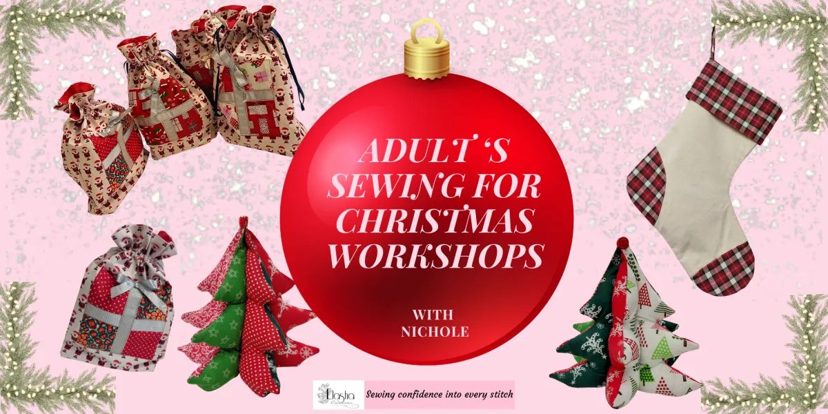 know-how-course-info-and-fabric-bags-and-sewing-machine