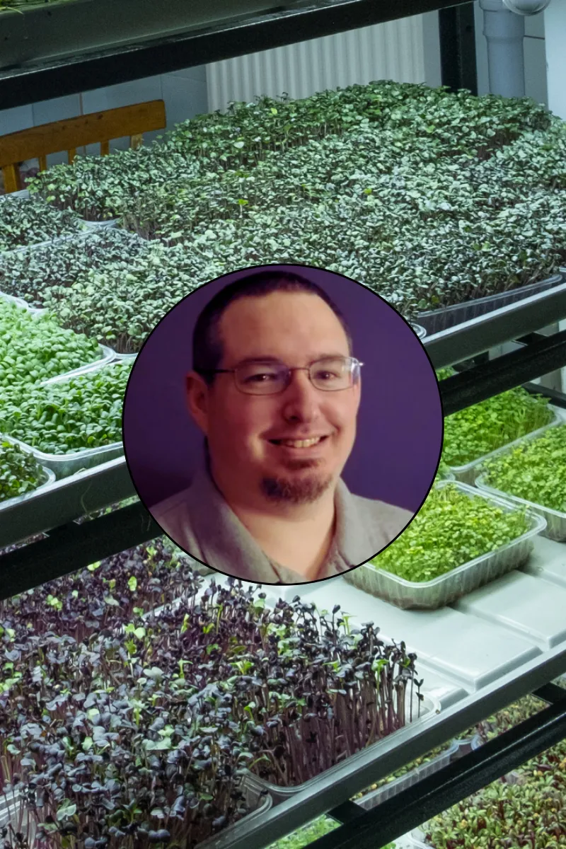 Elegant Microgreens & Owner