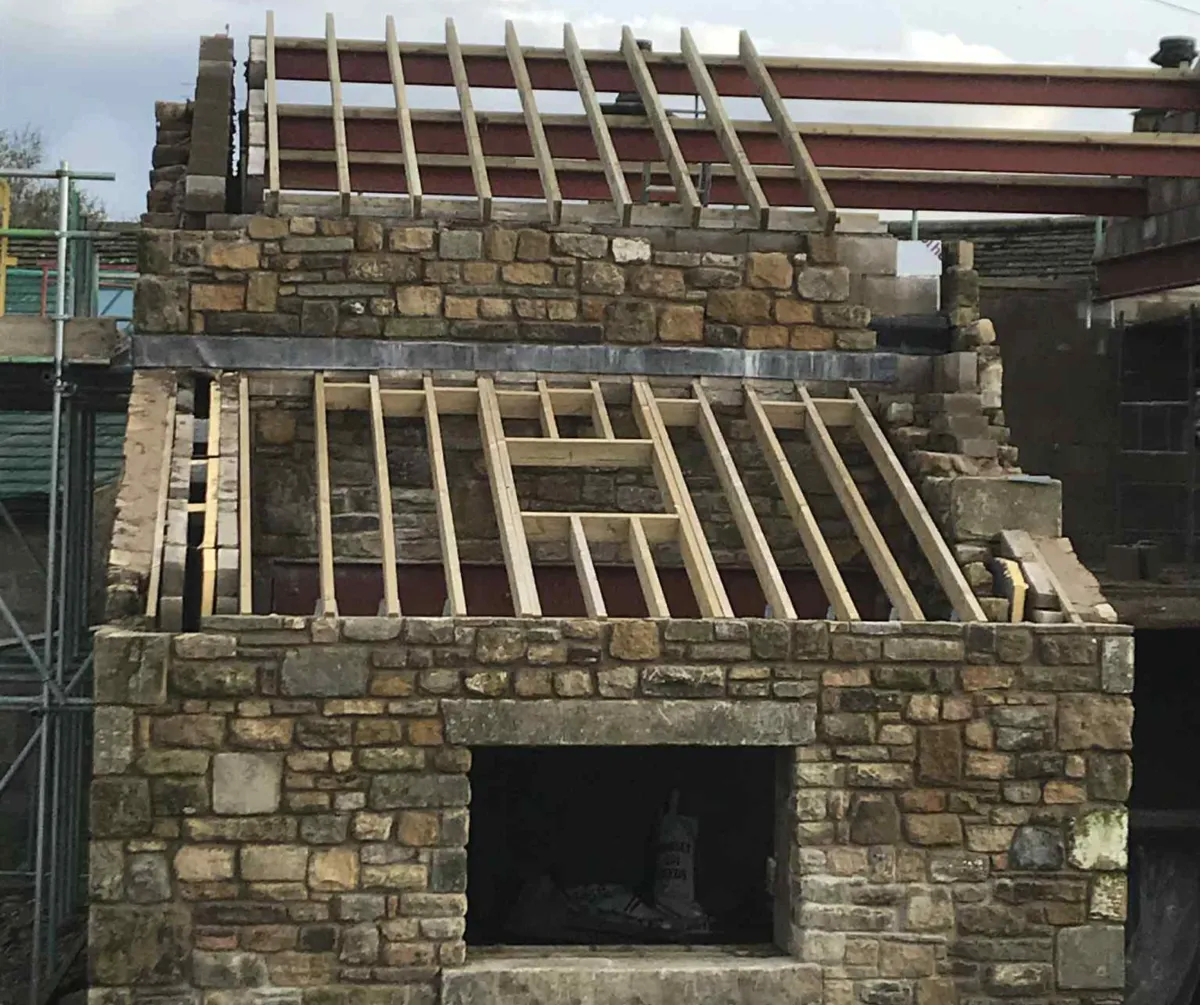 General building and property improvement project in Lancashire including brickwork and extensions