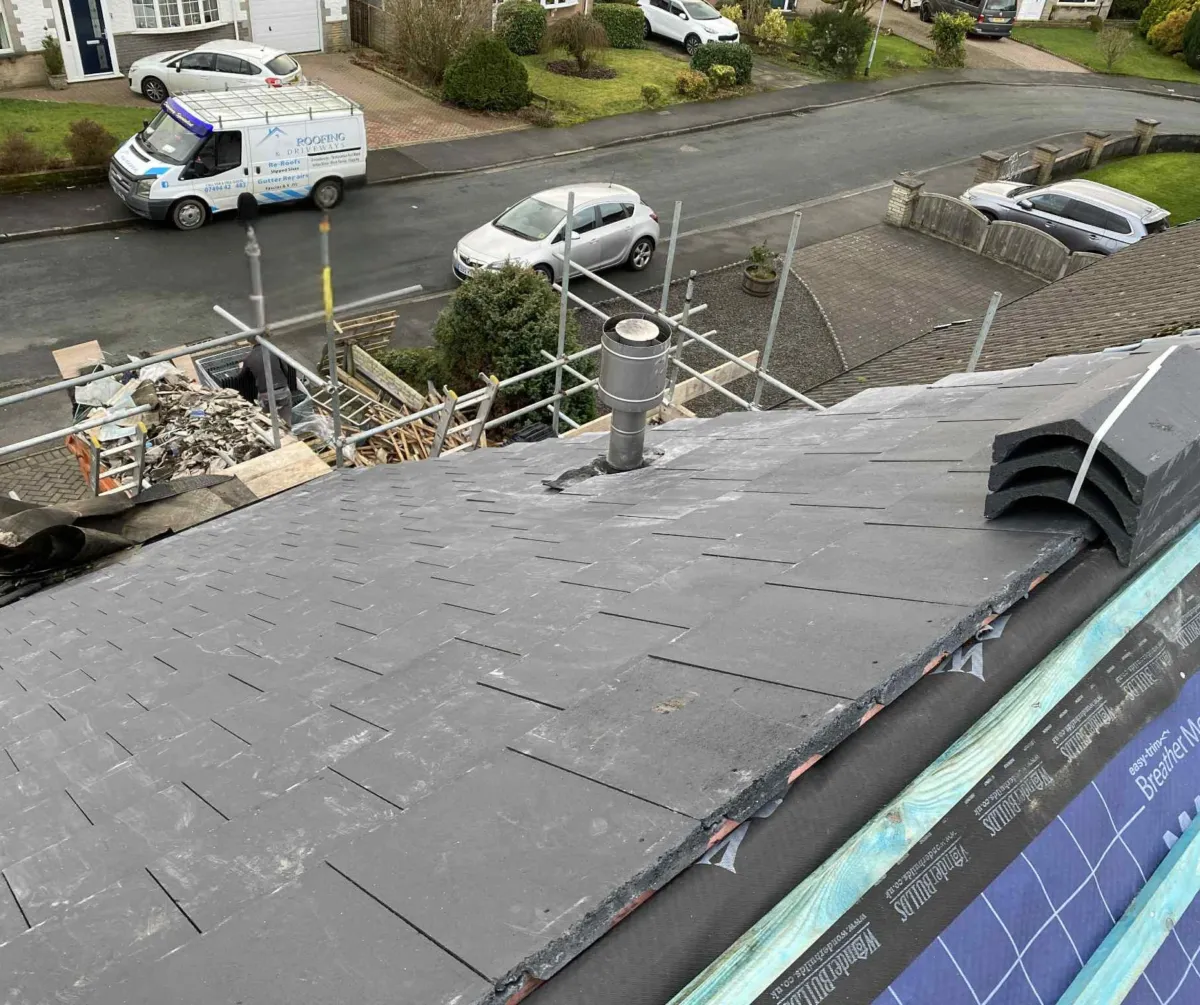 Flat roof installation in Lancashire