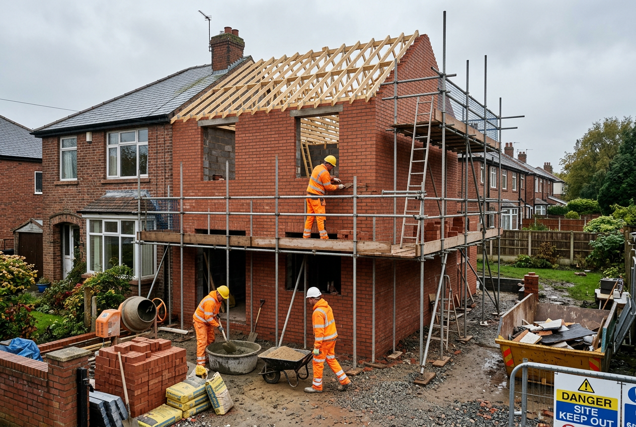 Extensions and general building work in Lancashire