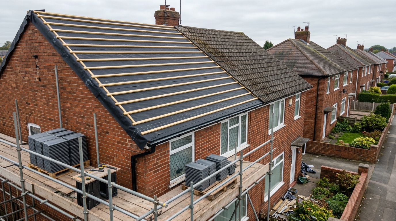 Full roof replacement completed in Lancashire