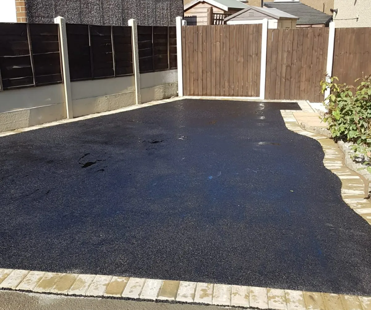Tarmac driveway installation at residential property in Lancashire
