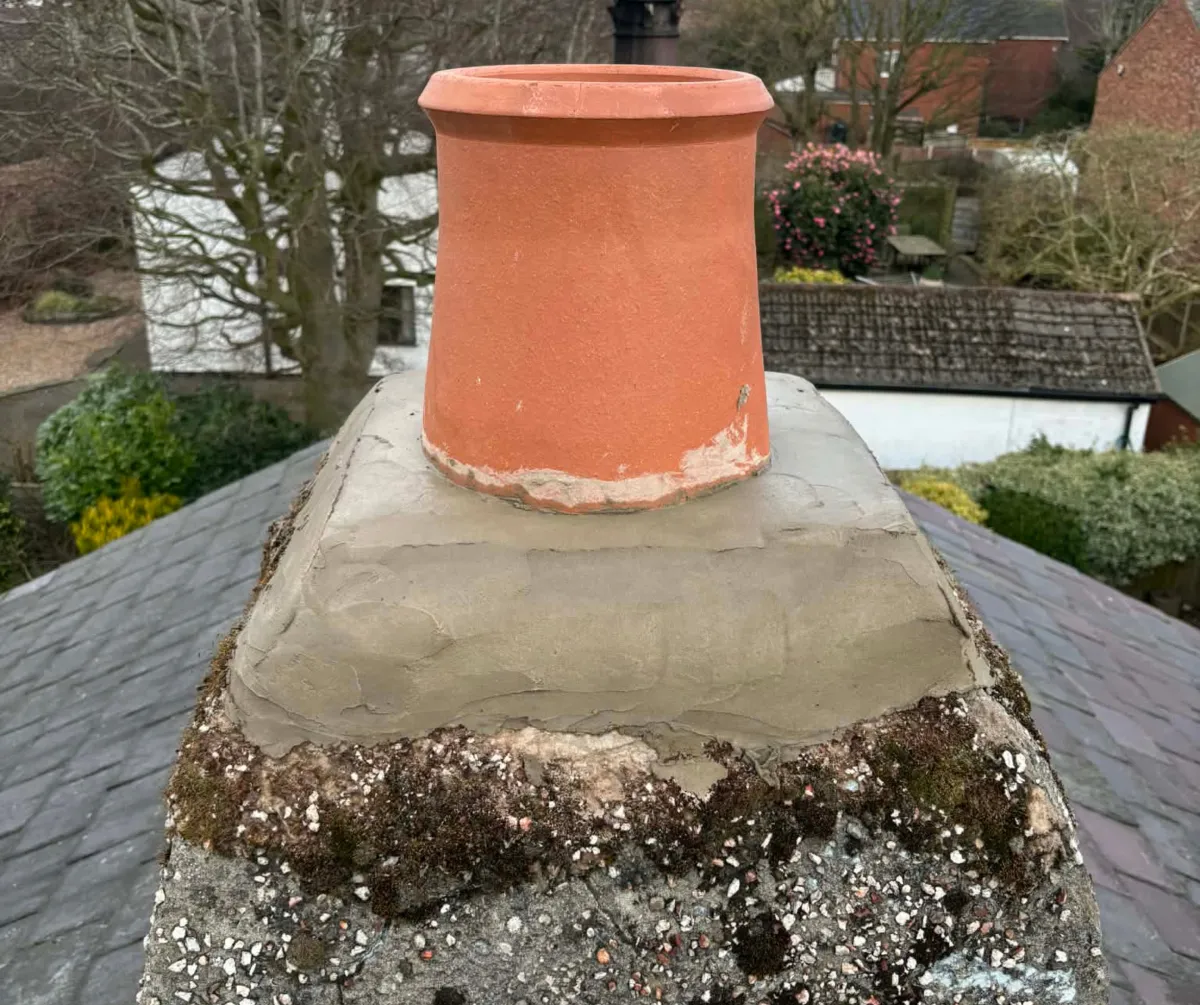 Chimney repair and repointing work completed in Lancashire