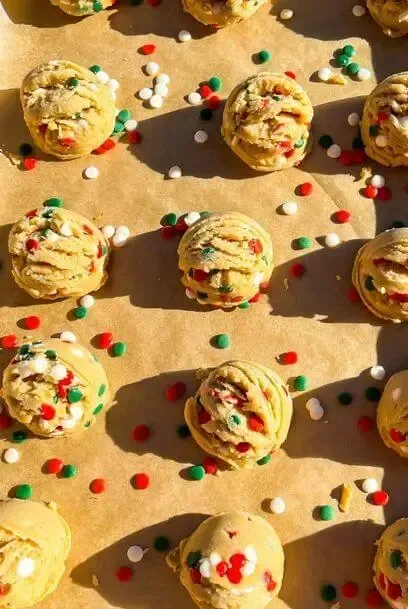 Sugar Cookie Dough Protein Bites