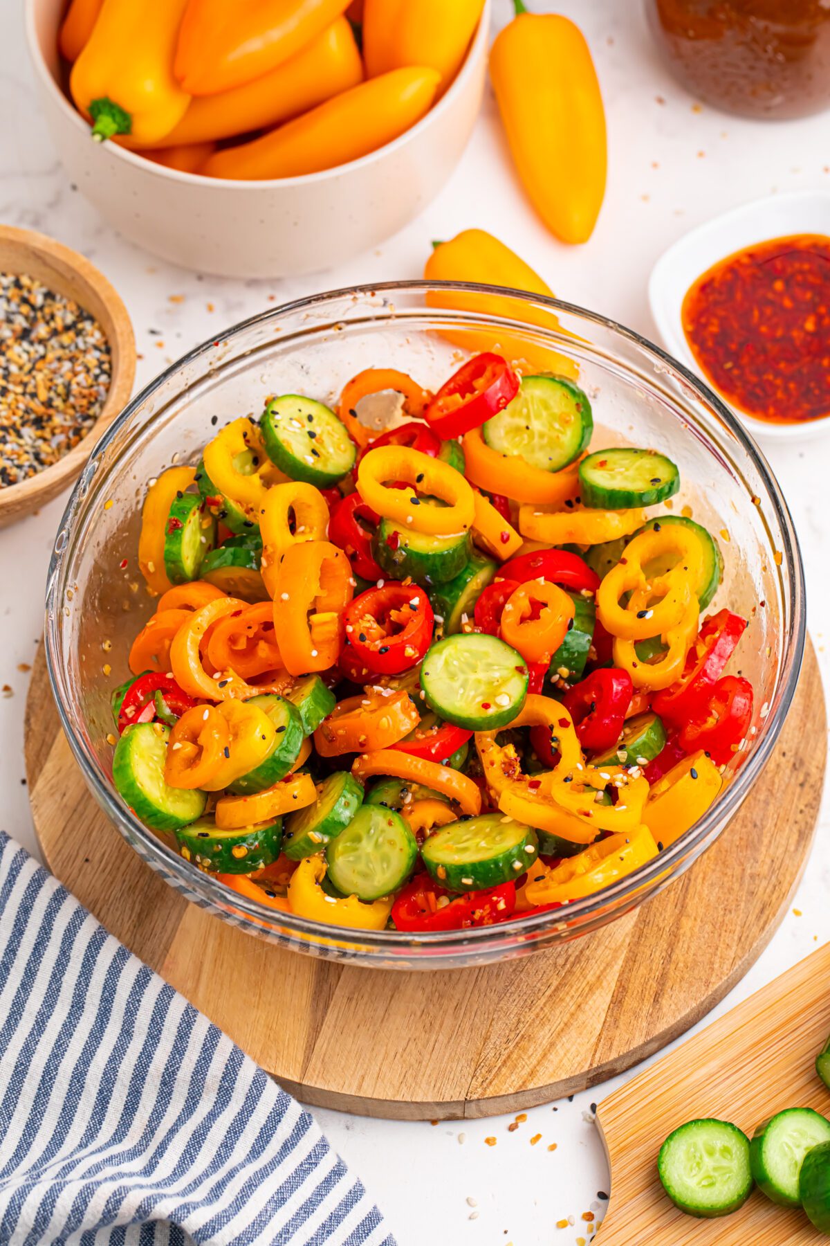 Cucumber Sweet Pepper Salad