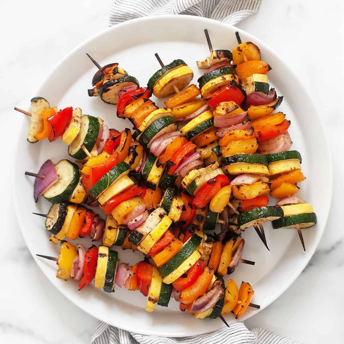 Rainbow Veggie Skewers