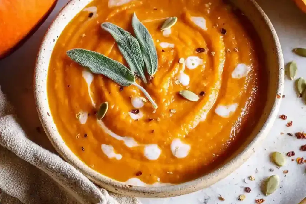 Pumpkin Sweet Potato Soup