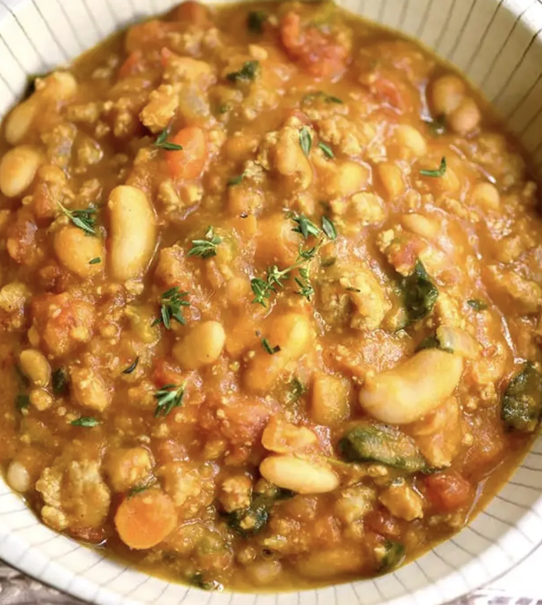 Creamy Turkey Pumpkin Chili