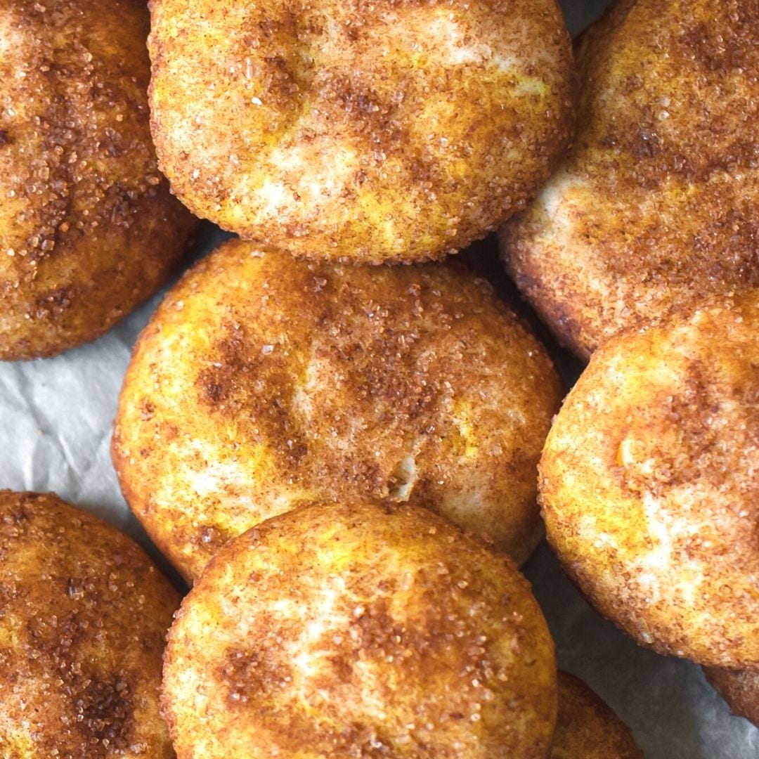 Sugar Free Pumpkin Snickerdoodle Cookies