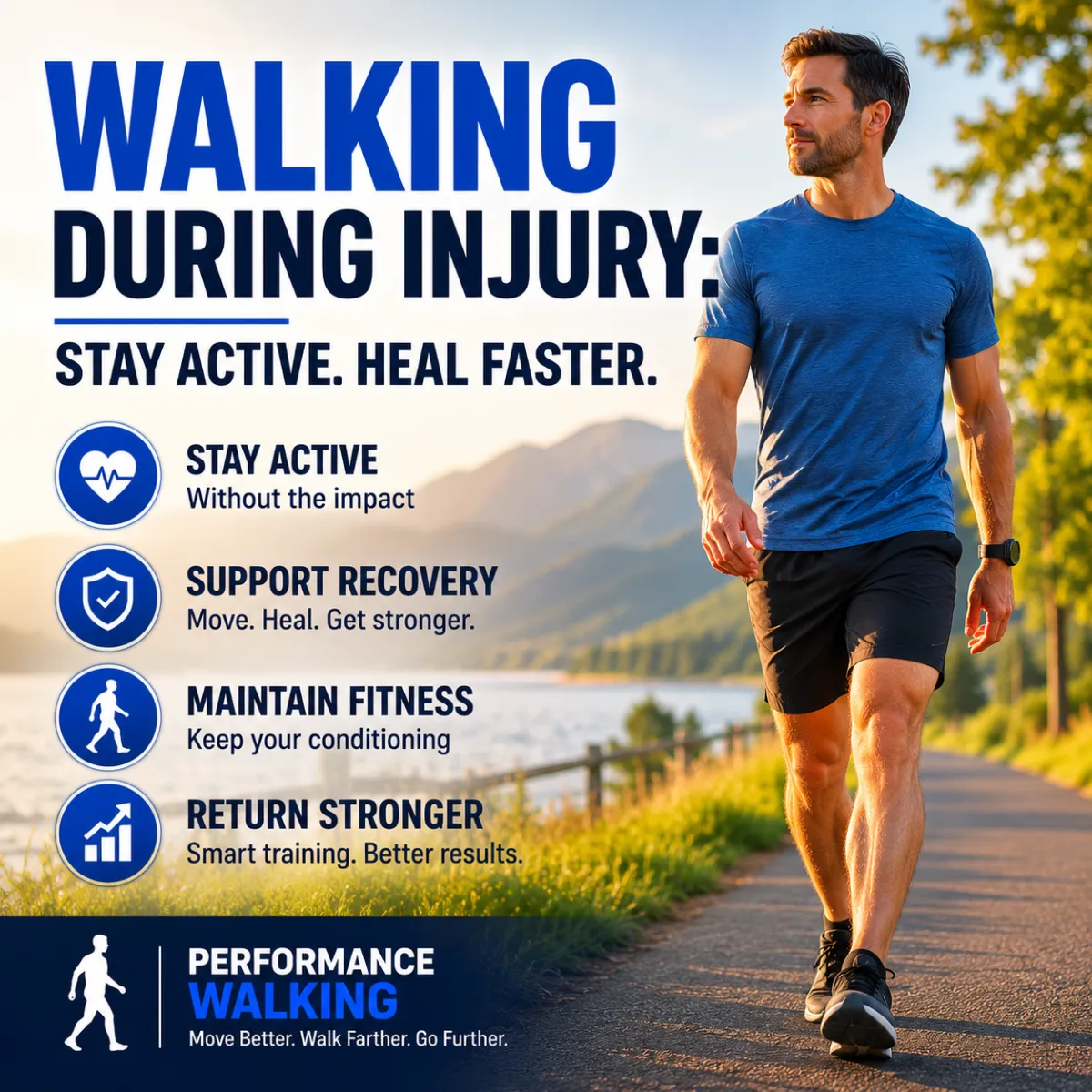 Walking During Injury: Stay Active, Heal Faster