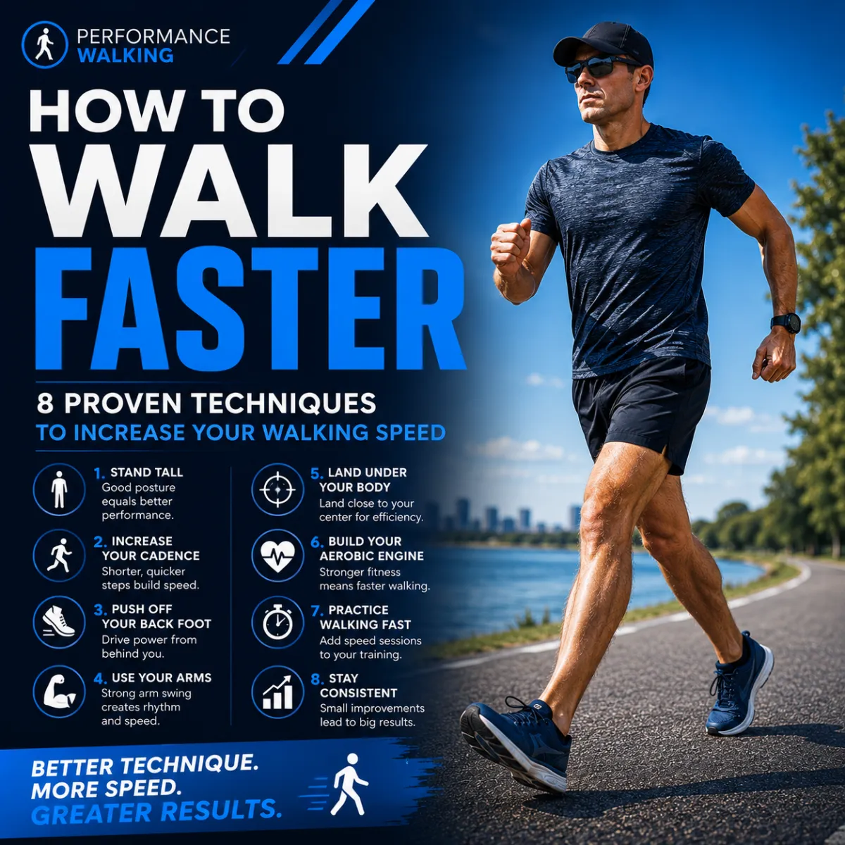 How to Walk Faster: 8 Proven Techniques to Increase Walking Speed
